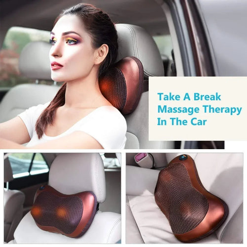 Full Body Massager, Electric Heating Kneading Infrared Therapy Pillow