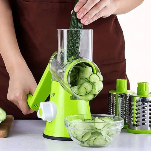 Multifunctional Manual Vegetable Table Top Drum Cutter Slicer