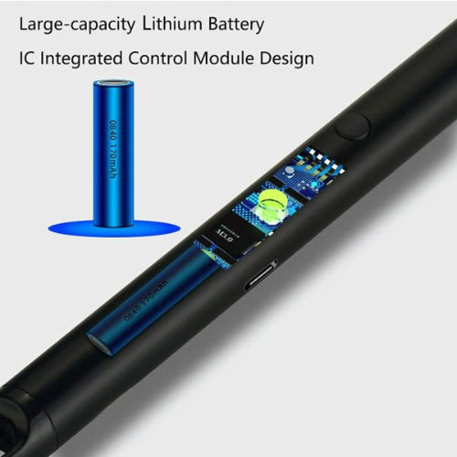 Arc Lighter with USB Charging – Flameless, Windproof, 360° Rotate & LED Battery Display