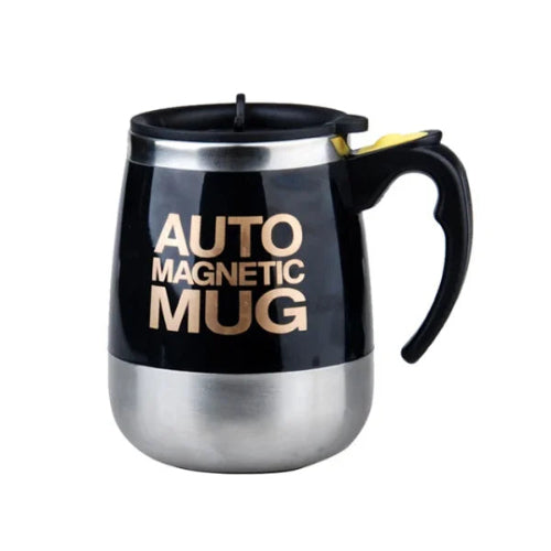 Auto Magnetic Mug – Electric Self Stirring Coffee / Mixing Cup For Coffee / Tea / Hot Chocolate (400ml)
