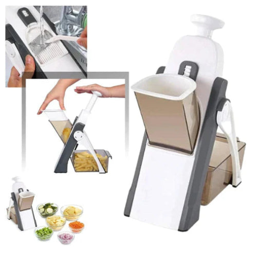 Food Slicer – Safe Vegetable Cutter with Adjustable Thickness for Quick Meal Prep
