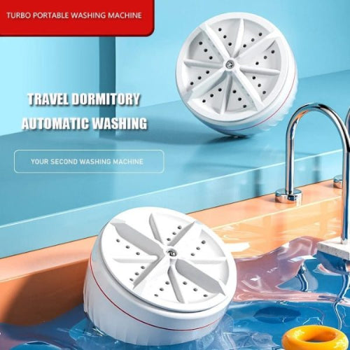 Twist & Wash: The Ultimate 3-in-1 Mini Portable Washing Machine & Dishwasher