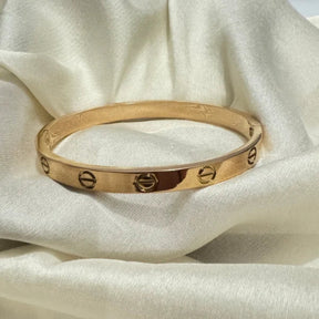 Gold Love Bangle Bracelet Kara | Bracelet For Women Girls