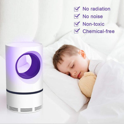 USB Electric Mosquito Killer Lamp LED Trap Pest Repellent Insect Zapper