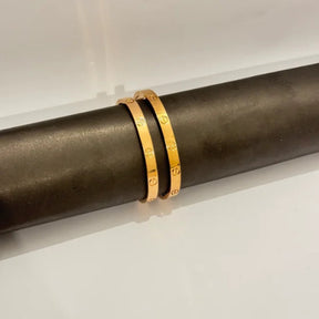 Gold Love Bangle Bracelet Kara | Bracelet For Women Girls