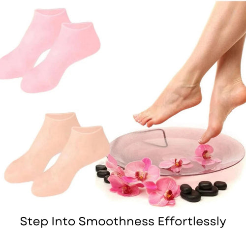 Silicone Moisturizing Gel Socks – Deep Hydration for Dry, Cracked Heels & Foot Care