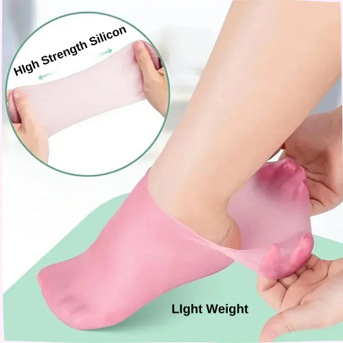 Silicone Moisturizing Gel Socks – Deep Hydration for Dry, Cracked Heels & Foot Care