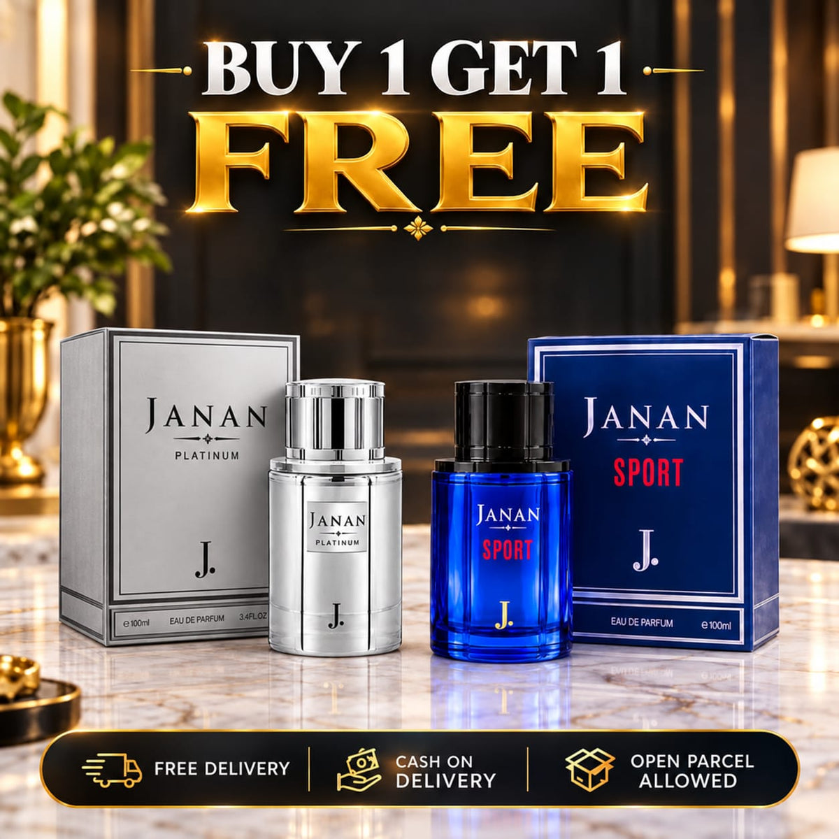 Buy Janan Platinum, Get Janan Sport Free – Premium Perfume Combo