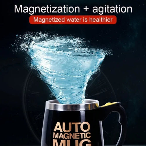 Auto Magnetic Mug – Electric Self Stirring Coffee / Mixing Cup For Coffee / Tea / Hot Chocolate (400ml)