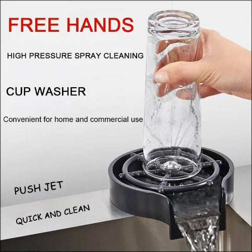 Glass Washer For Kitchen – Glass Rinser Cup Bottle Washer Cleaner For Kitchen Sinks
