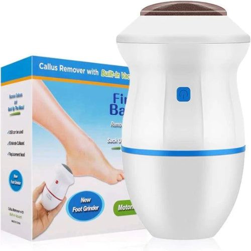 Electric Foot Callus Remover – Portable Foot Grinder & Vacuum Pedicure for Soft Feet & Cracked Heels