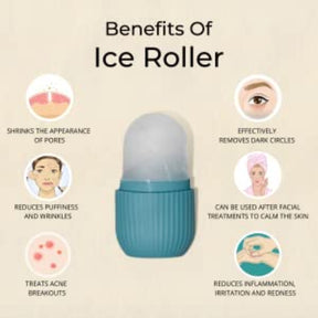 Reusable Facial Ice Roller – Tighten Pores, Reduce Puffiness, and Enhance Skin Glow