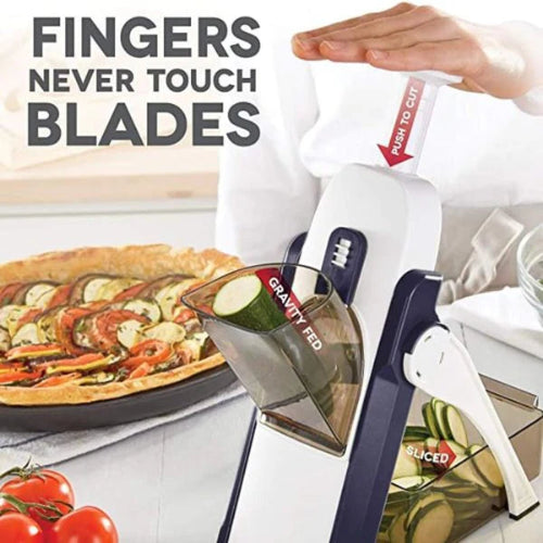 Food Slicer – Safe Vegetable Cutter with Adjustable Thickness for Quick Meal Prep