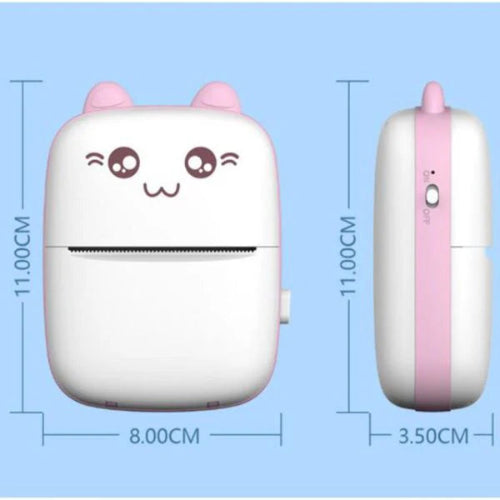 Mini Portable Thermal Printer – 200DPI High-Resolution, Wireless & Travel-Friendly