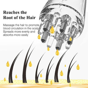 Scalp Root Hair Oil Applicator – Scalp Massager & Precise Oil Dispenser for Hair Growth