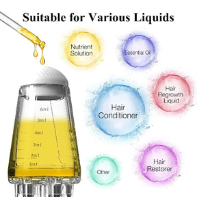 Scalp Root Hair Oil Applicator – Scalp Massager & Precise Oil Dispenser for Hair Growth