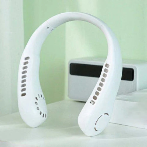 Bladeless Neck Fan – Rechargeable, Portable Air Cooler for Summer Sports