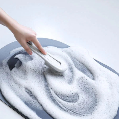 Round Quick-Drying Bath Mat – Super Absorbent Non-Slip Bathroom Rug for Kitchen & Entrance